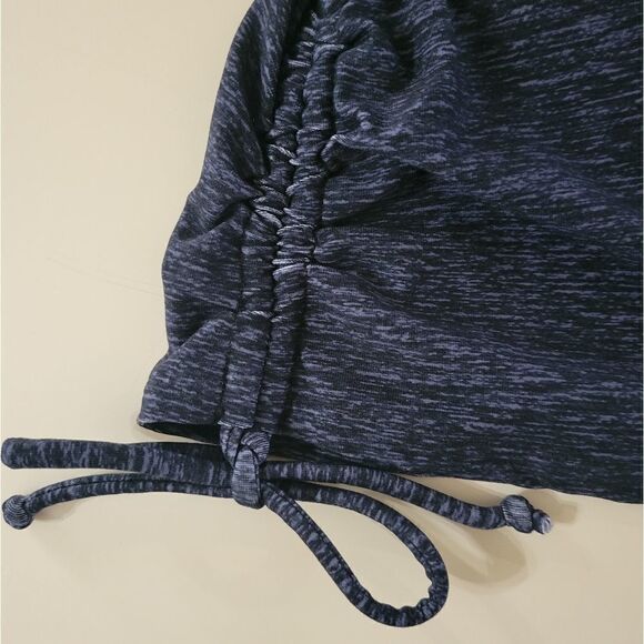 TYR Women's Blue Marled V-Neck Swimsuit Top - Picture 6 of 12